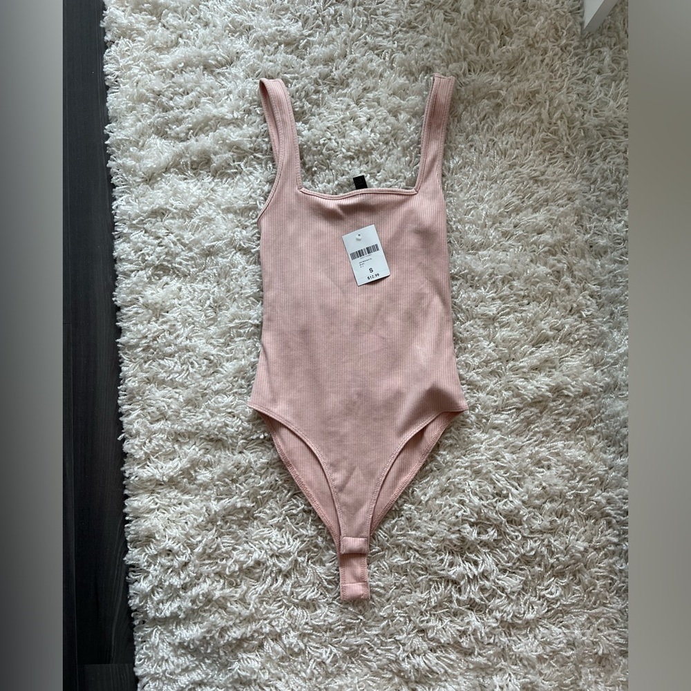 Forever 21 light pink body suit